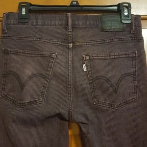 Levis stretch jeans.